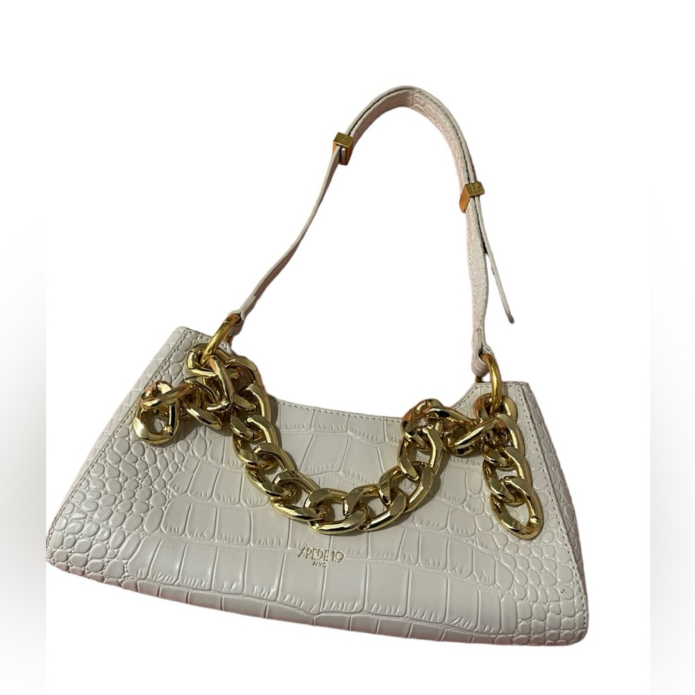 Apede Mod 1.9 nyc cream croc Froggy hobo with chain